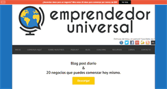 Desktop Screenshot of emprendedoruniversal.com